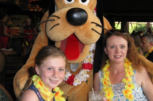 My daghter, Goofy and I